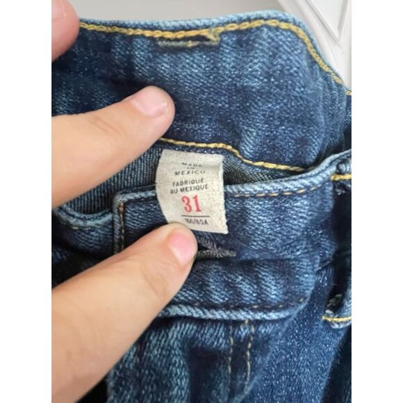 Ralph Lauren Double RL (RRL) Men's Distressed Blue Jeans 31” RN# 41381 - Picture 3 of 9